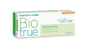 Daily Disposable BioTrue Toric Lenses By Bausch and Lomb - 30 lens per Box