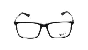 Black Square Eyeglasses for Men