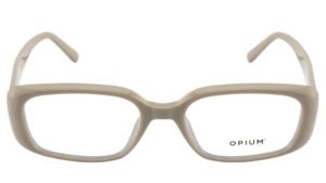 OPIUM Musket Rectangular Women Opticals Beige
