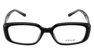 OPIUM Musket Rectangular Women Opticals Black