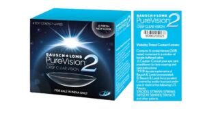 Monthly Disposable Pure Vision 2 By Bausch and Lomb - 6 lens per Box