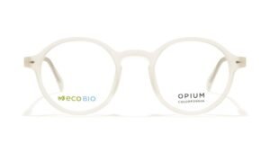 Moonlight White Unisex Round Opticals