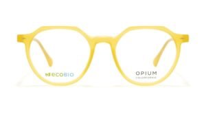 Yellow Sparkle Unisex Oval Opticals